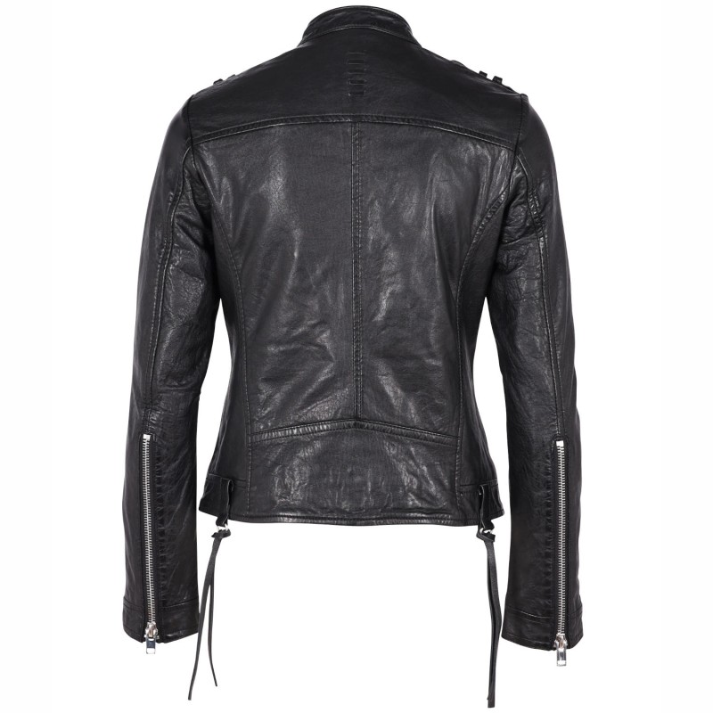 Geaca de Piele Dama Gipsy Neagra G2WNevia SF LCOUNTV – IMBRACAMINTE Geaca de Piele Dama Gipsy Neagra G2WNevia SF LCOUNTV – IMBRACAMINTE