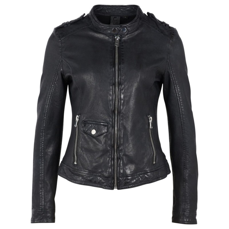 Geaca de Piele Dama Gipsy Bleumarin Inchis G2WNyla – IMBRACAMINTE