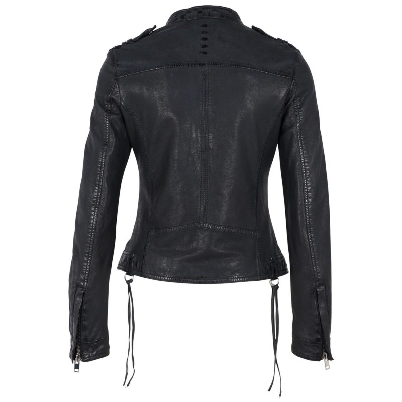 Geaca de Piele Dama Gipsy Bleumarin Inchis G2WNyla – IMBRACAMINTE