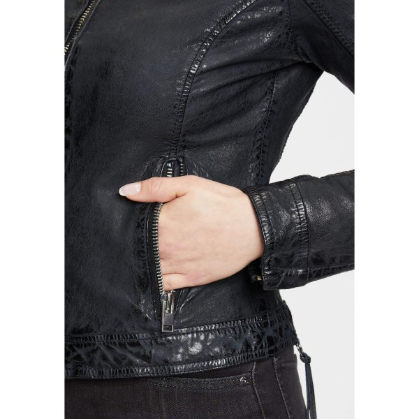 Geaca de Piele Dama Gipsy Bleumarin Inchis G2WNyla – Black Friday — fotografia 7
