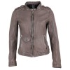Geaca de Piele Dama Gipsy Gri G2WNyla – IMBRACAMINTE