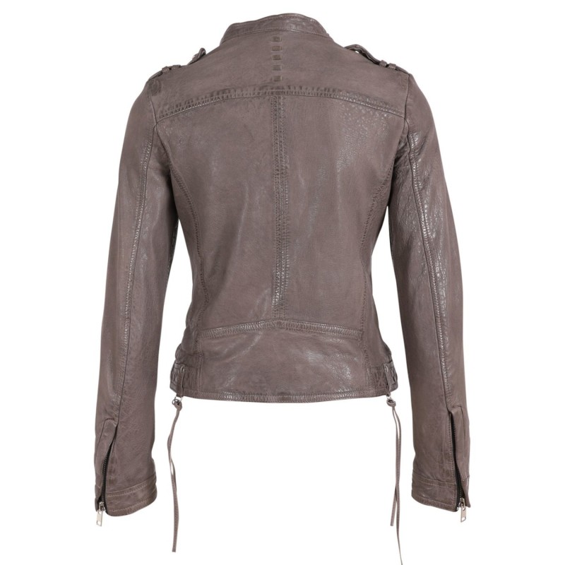 Geaca de Piele Dama Gipsy Gri G2WNyla – IMBRACAMINTE Geaca de Piele Dama Gipsy Gri G2WNyla – IMBRACAMINTE