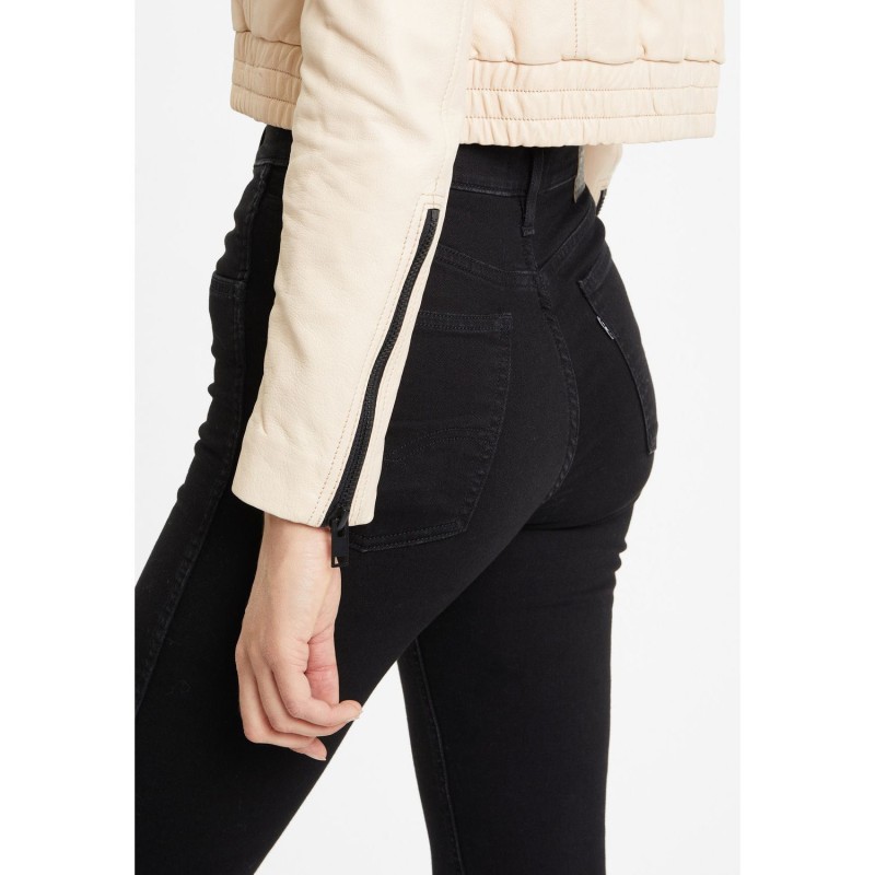 Geaca Scurta de Piele Dama Gipsy Alb Galbui G2WObea – IMBRACAMINTE Geaca Scurta de Piele Dama Gipsy Alb Galbui G2WObea – IMBRACAMINTE