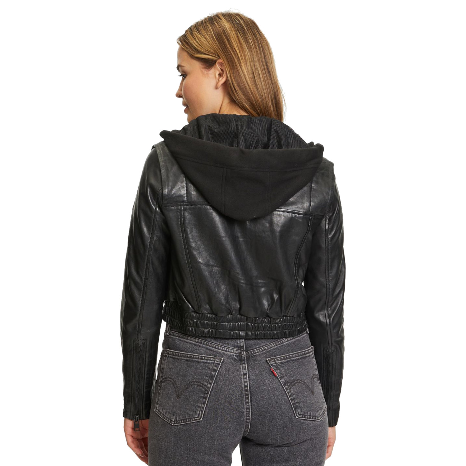 Geaca Scurta de Piele Dama Gipsy Neagra G2WObea – IMBRACAMINTE