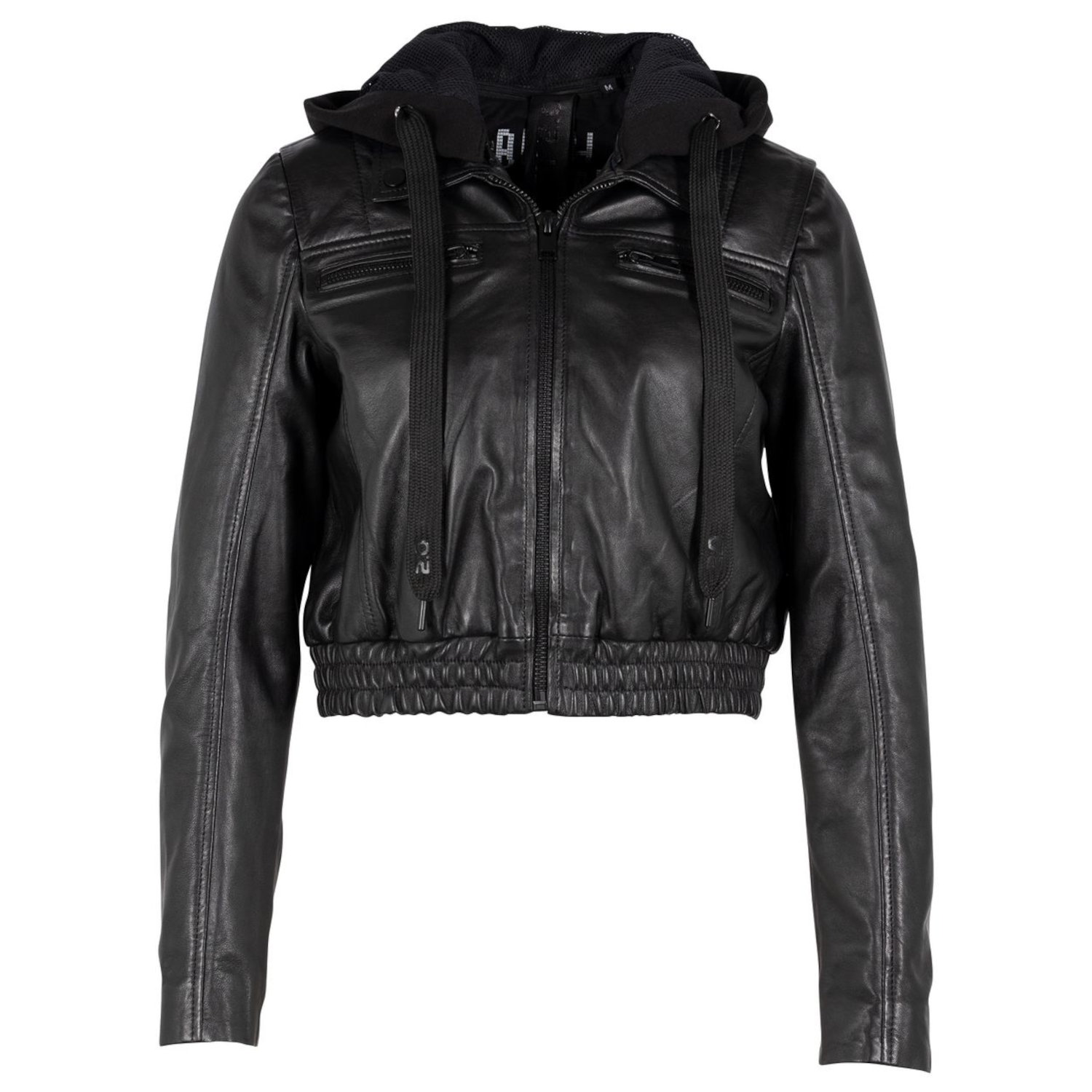 Geaca Scurta de Piele Dama Gipsy Neagra G2WObea – IMBRACAMINTE