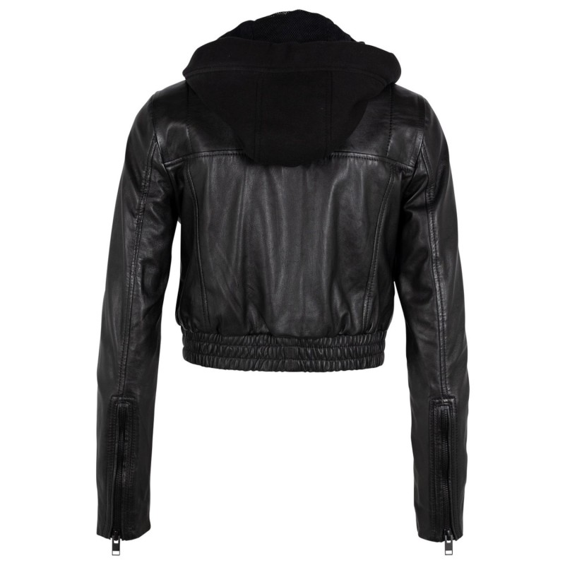 Geaca Scurta de Piele Dama Gipsy Neagra G2WObea – IMBRACAMINTE