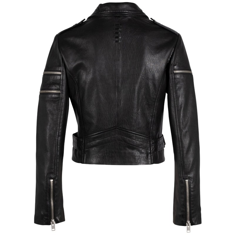 Geaca de Piele Dama Gipsy Neagra G2WRija – IMBRACAMINTE