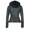 Geaca de Piele Dama Gipsy Negru/Bleumarin G2WSela SF LACOV Geaca de Piele Dama Gipsy Negru/Bleumarin G2WSela SF LACOV - readytowear.ro