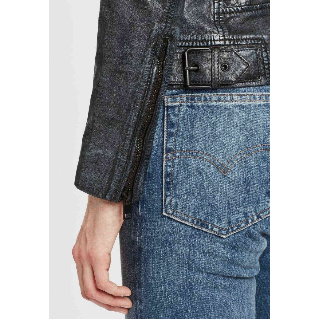 Geaca de Piele Dama Gipsy Negru/Bleumarin G2WSela SF LACOV – IMBRACAMINTE