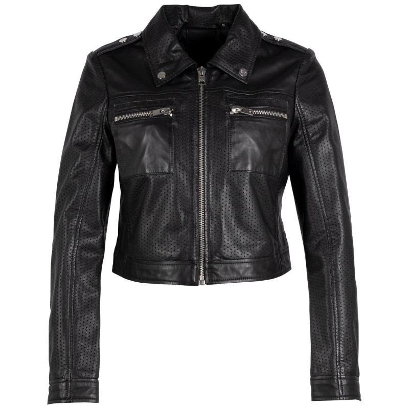 Geaca Scurta de Piele Dama Gipsy Neagra G2WShala – IMBRACAMINTE Geaca Scurta de Piele Dama Gipsy Neagra G2WShala – IMBRACAMINTE