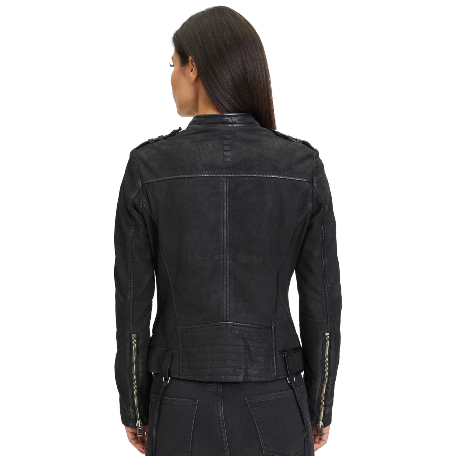 Geaca de Piele Dama Gipsy Neagra G2WShina – Geci de Piele Geaca de Piele Dama Gipsy Neagra G2WShina – Geci de Piele