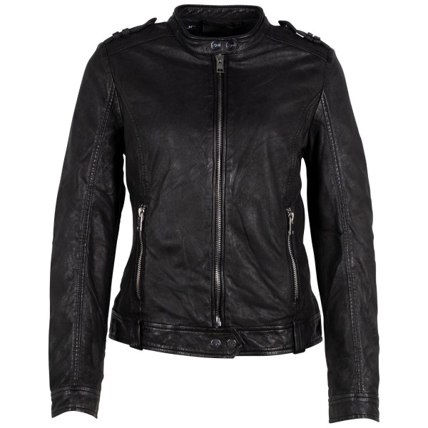Geaca de Piele Dama Gipsy Neagra G2WShina – Geci de Piele — fotografia 3