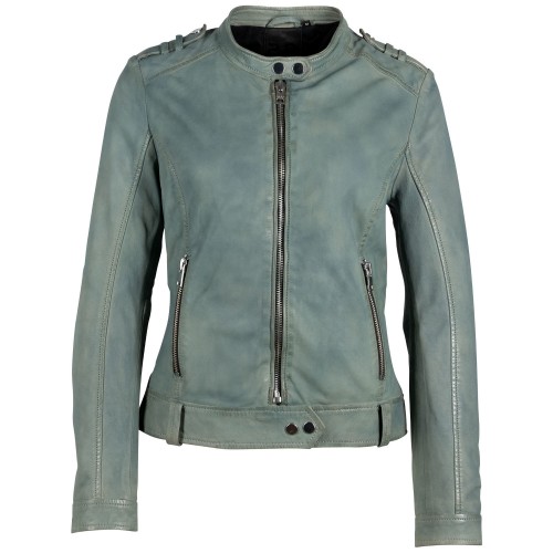 Geaca de Piele Dama Gipsy Verde Deschis G2WShina