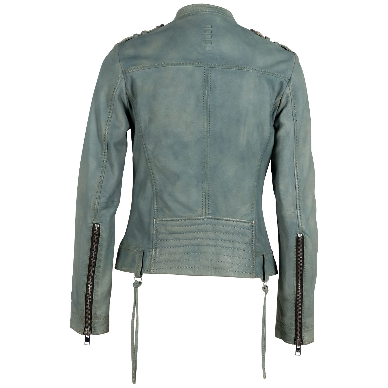 Geaca de Piele Dama Gipsy Verde Deschis G2WShina – Black Friday