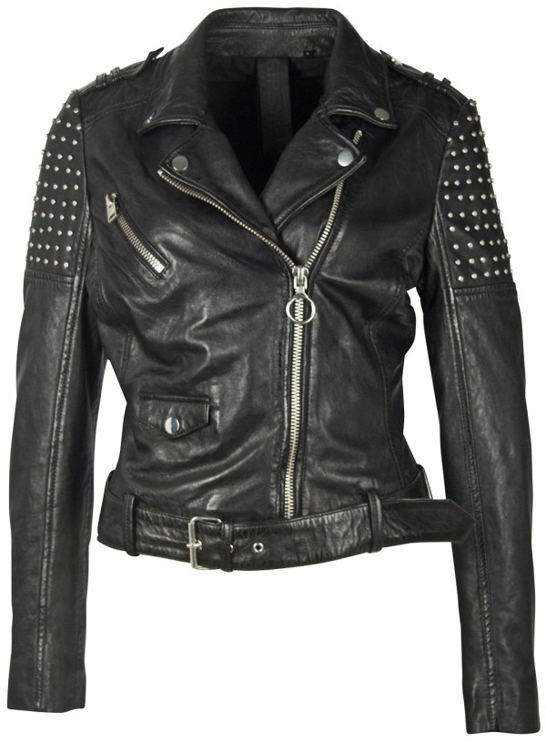 Geaca de Piele Dama Gipsy Neagra G2WSula SF NZLV – IMBRACAMINTE — fotografia 1