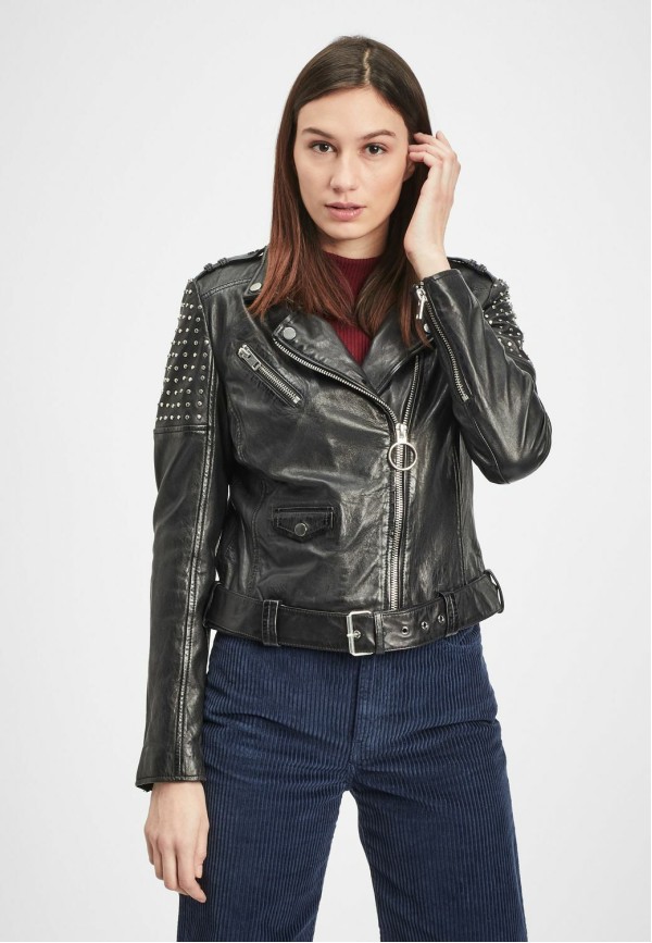 Geaca de Piele Dama Gipsy Neagra G2WSula SF NZLV – IMBRACAMINTE — fotografia 4