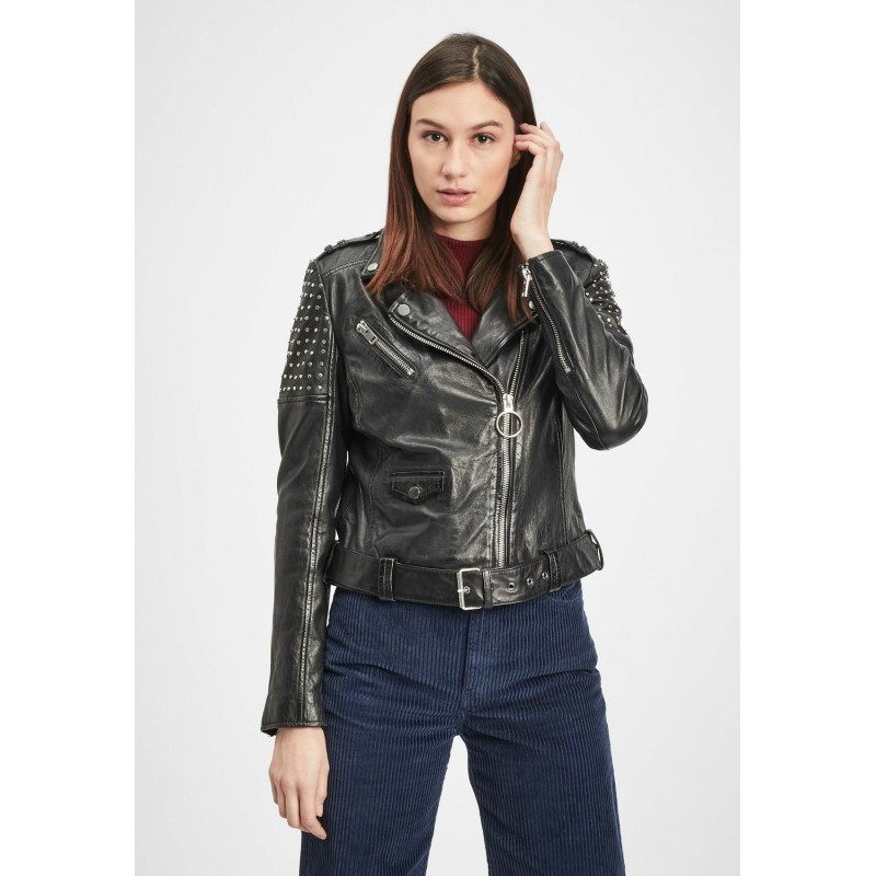 Geaca de Piele Dama Gipsy Neagra G2WSula SF NZLV – IMBRACAMINTE