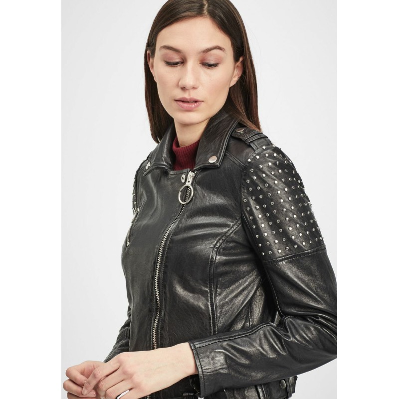 Geaca de Piele Dama Gipsy Neagra G2WSula SF NZLV – IMBRACAMINTE