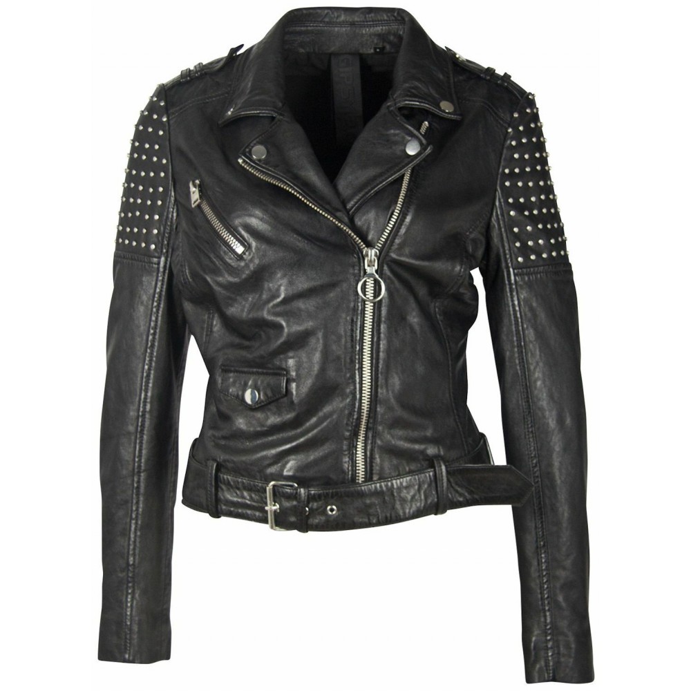 Geaca de Piele Dama Gipsy Neagra G2WSula SF NZLV Geaca de Piele Dama Gipsy Neagra G2WSula SF NZLV - readytowear