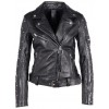 Geaca de Piele Dama Gipsy Neagra G2WTaly SF LAROXV geci de piele - readytowear.ro