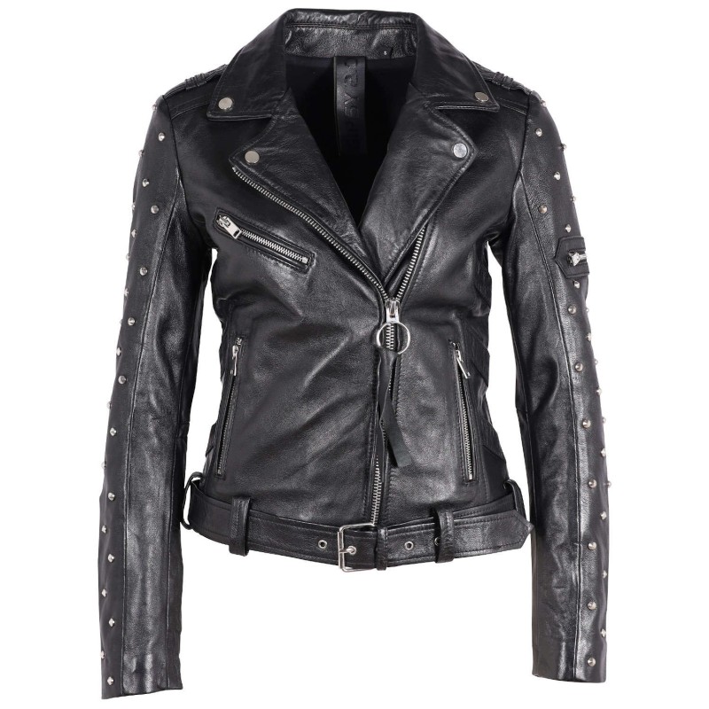 Geaca de Piele Dama Gipsy Neagra G2WTaly SF LAROXV – IMBRACAMINTE