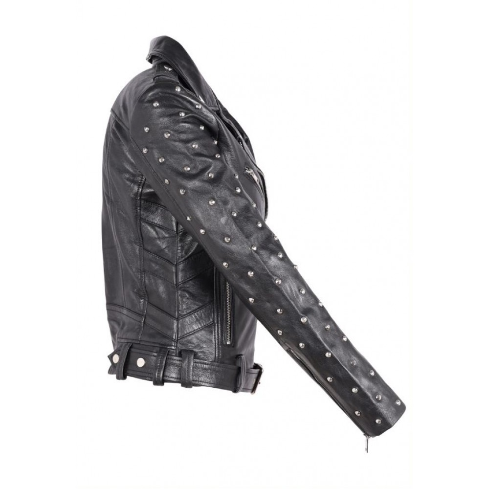 Geaca de Piele Dama Gipsy Neagra G2WTaly SF LAROXV geci de piele - readytowear.ro