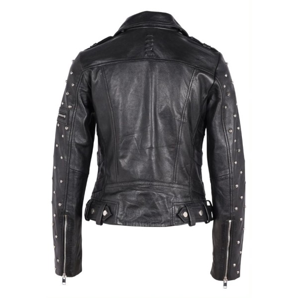 Geaca de Piele Dama Gipsy Neagra G2WTaly SF LAROXV – IMBRACAMINTE