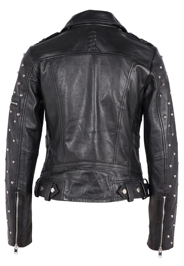 Geaca de Piele Dama Gipsy Neagra G2WTaly SF LAROXV – IMBRACAMINTE — fotografia 4