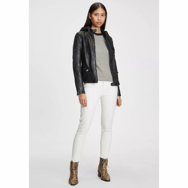 Geaca de Piele Dama Gipsy Neagra G2WTaryn SF LASHV – IMBRACAMINTE — fotografia 3