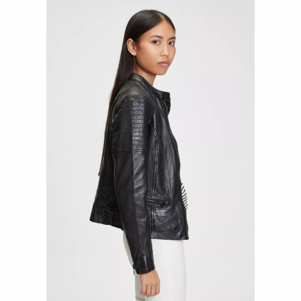 Geaca de Piele Dama Gipsy Neagra G2WTaryn SF LASHV – IMBRACAMINTE — fotografia 5