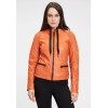 Geaca de Piele Dama Gipsy Portocalie G2WTaryn SF LASHV geci de piele - readytowear.ro