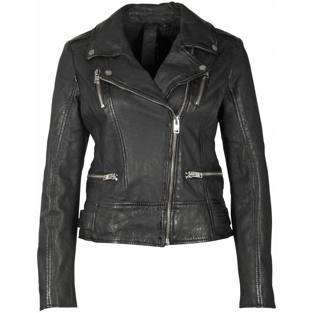 Geaca de Piele Dama Gipsy Neagra G2WTasha SF LABONV Geaca de Piele Dama Gipsy Neagra G2WTasha SF LABONV - readytowear