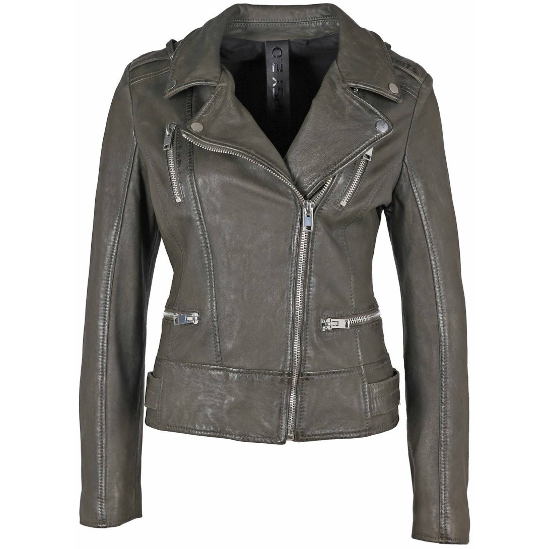 Geaca de Piele Dama Gipsy Olive G2WTasha SF LABONV – IMBRACAMINTE