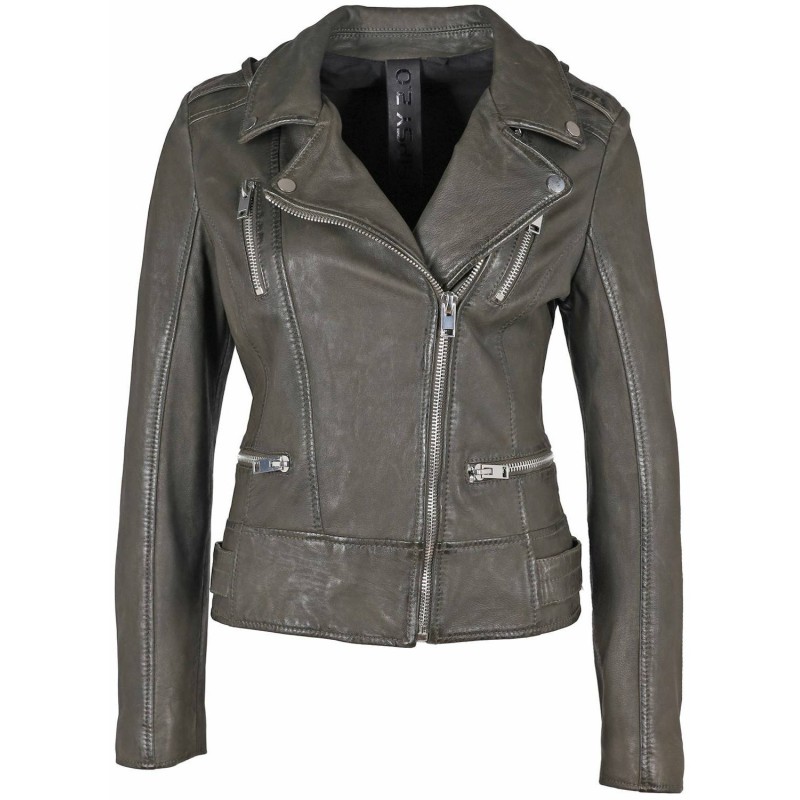 Geaca de Piele Dama Gipsy Olive G2WTasha SF LABONV – IMBRACAMINTE