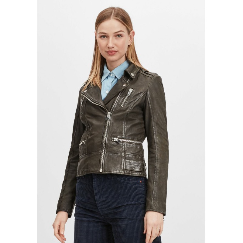 Geaca de Piele Dama Gipsy Olive G2WTasha SF LABONV – IMBRACAMINTE