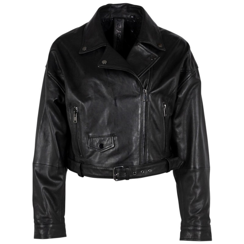 Geaca de Piele Dama Gipsy Neagra G2WVercy – Geci de Piele