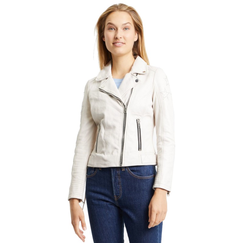 Geaca de Piele Dama Gipsy Alba G2WWana – IMBRACAMINTE Geaca de Piele Dama Gipsy Alba G2WWana – IMBRACAMINTE