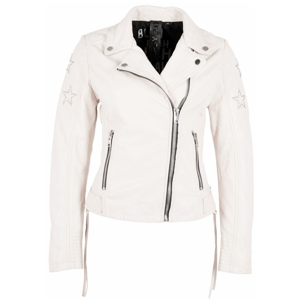 Geaca de Piele Dama Gipsy Alba G2WWana Geaca de Piele Dama Gipsy Alba G2WWana - readytowear.ro
