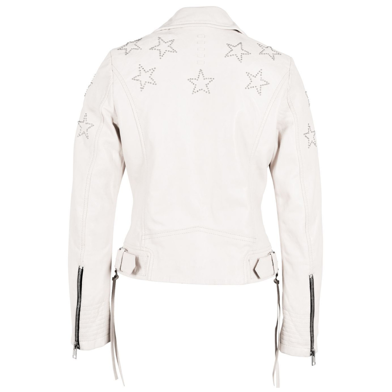 Geaca de Piele Dama Gipsy Alba G2WWana – IMBRACAMINTE