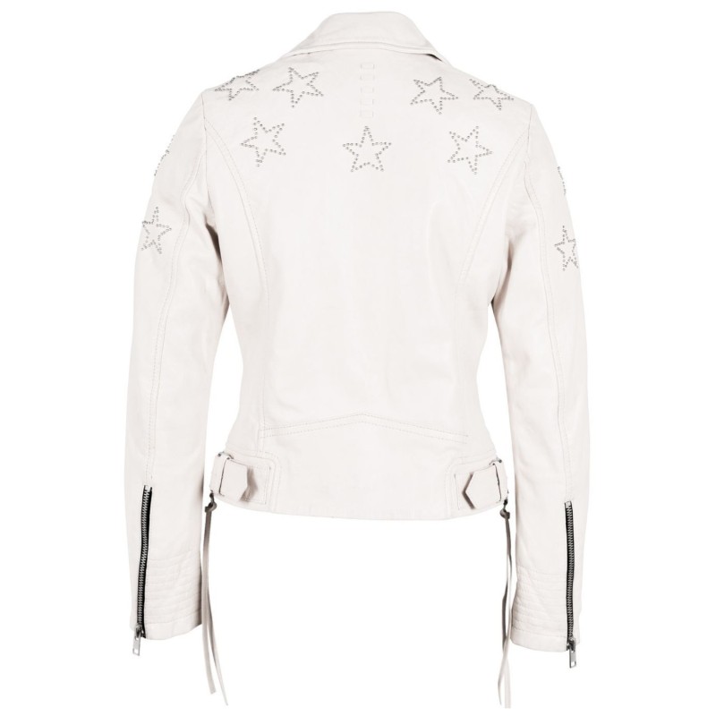 Geaca de Piele Dama Gipsy Alba G2WWana – IMBRACAMINTE Geaca de Piele Dama Gipsy Alba G2WWana – IMBRACAMINTE