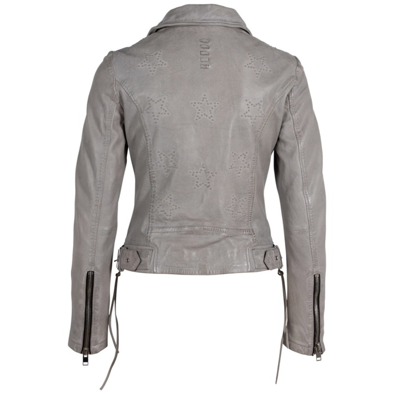 Geaca de Piele Dama Gipsy Gri Deschis G2WWani – IMBRACAMINTE