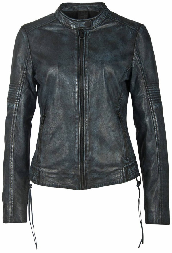 Geaca de Piele Dama Gipsy Negru/Bleumarin G2WWila SF LACOV – IMBRACAMINTE — fotografia 1
