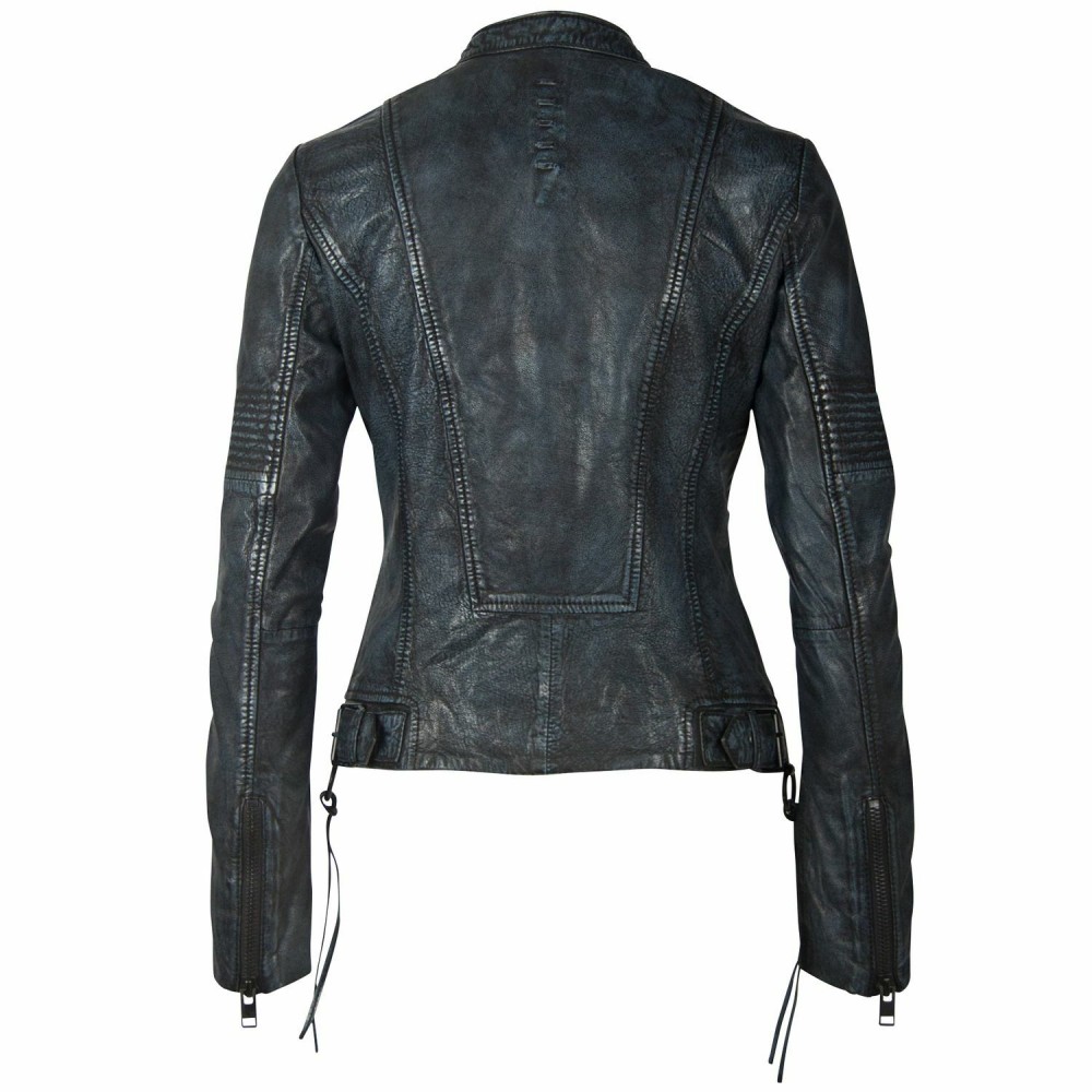 Geaca de Piele Dama Gipsy Negru/Bleumarin G2WWila SF LACOV Geaca de Piele Dama Gipsy Negru/Bleumarin G2WWila SF LACOV - readytowear.ro