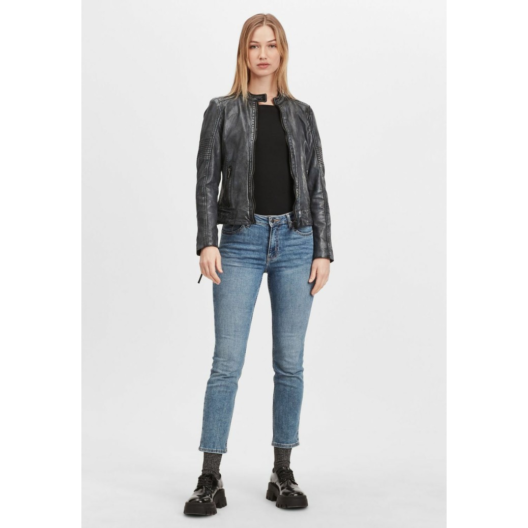 Geaca de Piele Dama Gipsy Negru/Bleumarin G2WWila SF LACOV – IMBRACAMINTE Geaca de Piele Dama Gipsy Negru/Bleumarin G2WWila SF LACOV – IMBRACAMINTE