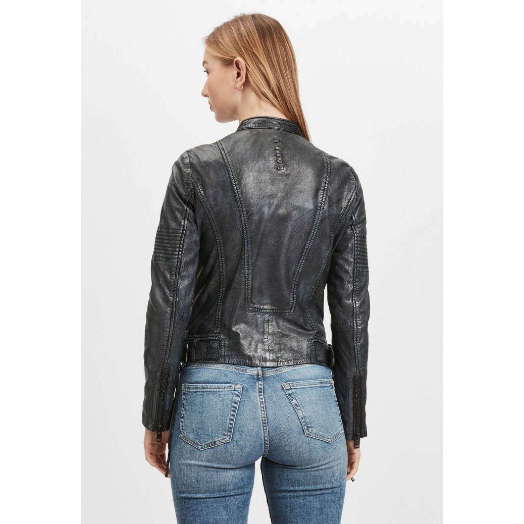 Geaca de Piele Dama Gipsy Negru/Bleumarin G2WWila SF LACOV – IMBRACAMINTE Geaca de Piele Dama Gipsy Negru/Bleumarin G2WWila SF LACOV – IMBRACAMINTE