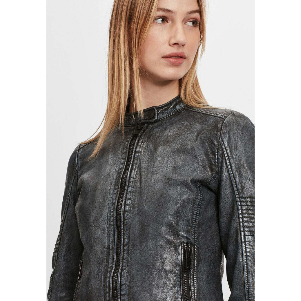 Geaca de Piele Dama Gipsy Negru/Bleumarin G2WWila SF LACOV – IMBRACAMINTE Geaca de Piele Dama Gipsy Negru/Bleumarin G2WWila SF LACOV – IMBRACAMINTE