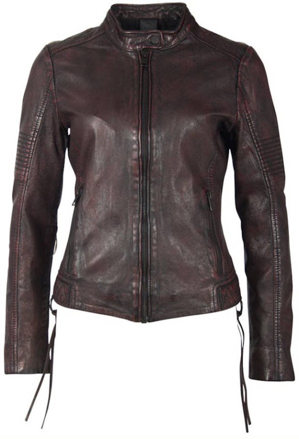 Geaca de Piele Dama Gipsy Negru/Magenta G2WWila SF LACOV – Black Friday — fotografia 1