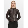 Geaca de Piele Dama Gipsy Negru/Magenta G2WWila SF LACOV geci de piele - readytowear.ro