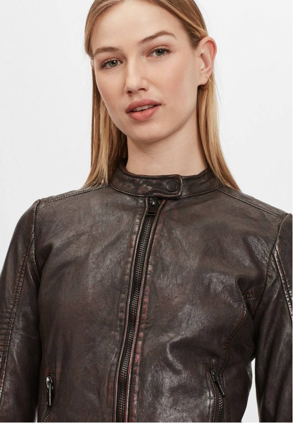 Geaca de Piele Dama Gipsy Negru/Magenta G2WWila SF LACOV – Black Friday — fotografia 7