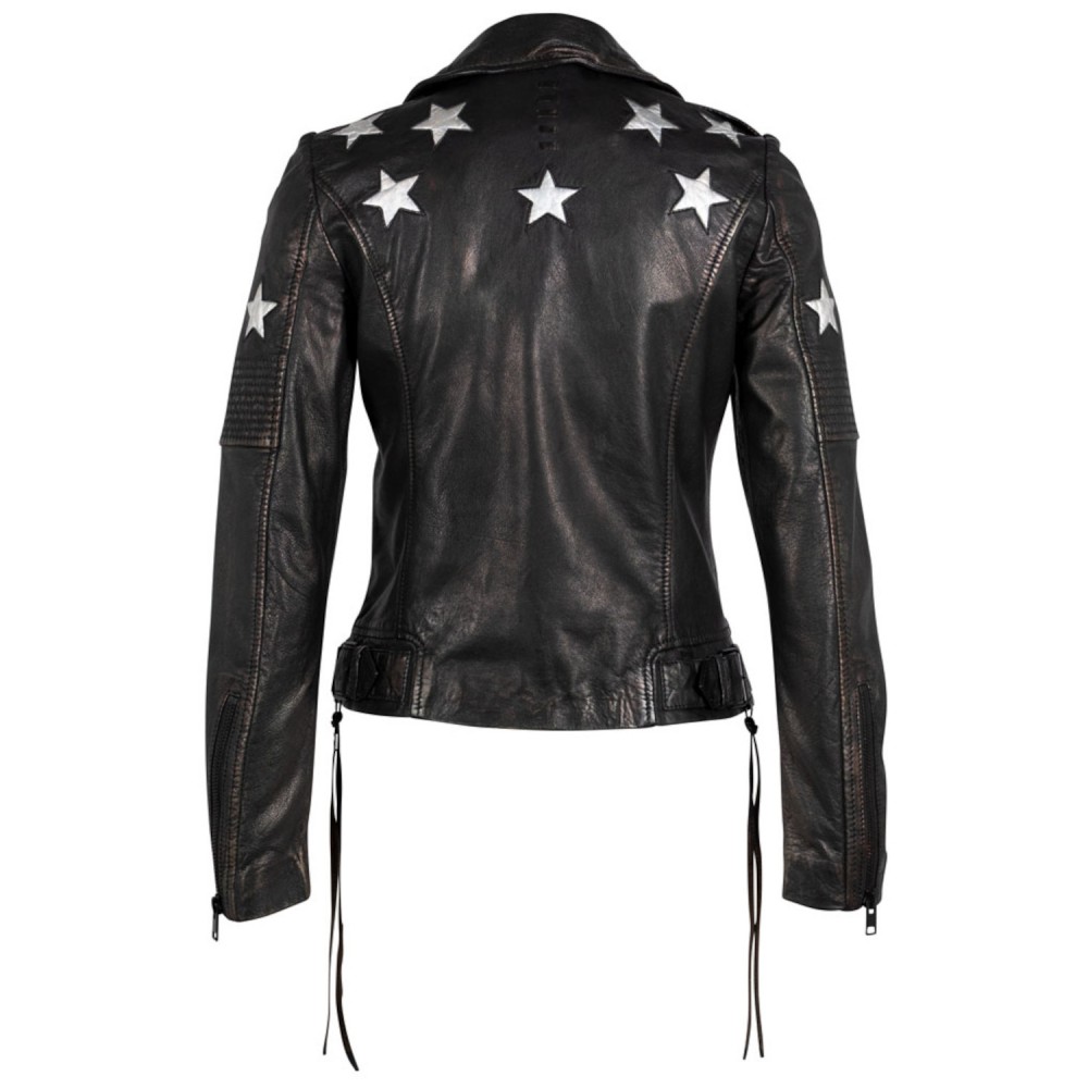 Geaca de Piele Dama Gipsy Negru/Holografic G2WWona Geaca de Piele Dama Gipsy Negru/Holografic G2WWona - readytowear.ro